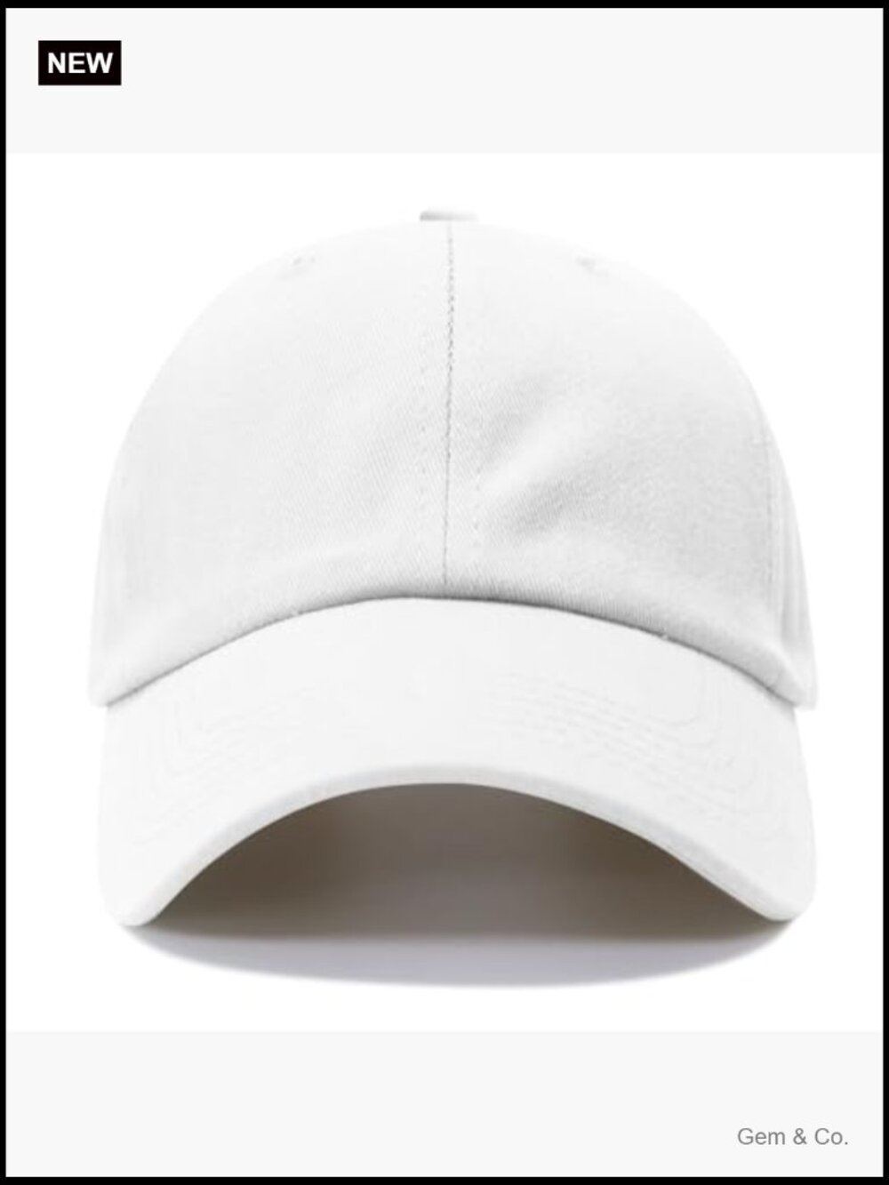 Classic Low Profile Baseball Cap Dad Hat Unconstructed Cotton Adjustable - Picture 2 of 6